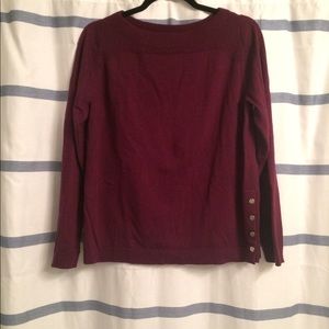 Ann Taylor Maroon Top
